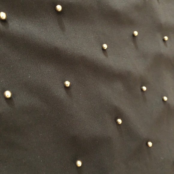 MISSGUIDED Stud Detail Dress. Black - Picture 4 of 6